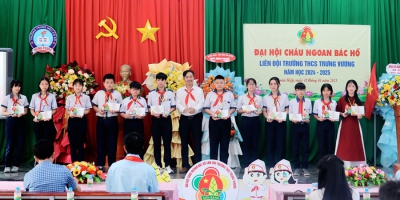 ĐẠI HỘI CHÁU NGOAN BÁC HỒ TRƯỜNG THCS TRƯNG VƯƠNG NĂM HỌC 2024-2025