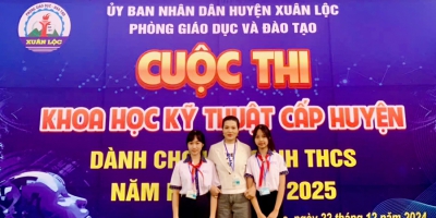 TRƯỜNG THCS TRƯNG VƯƠNG CÓ 02 SẢN PHẨM KHOA HỌC KỸ THUẬT THAM GIA VÒNG 2 CẤP HUYỆN